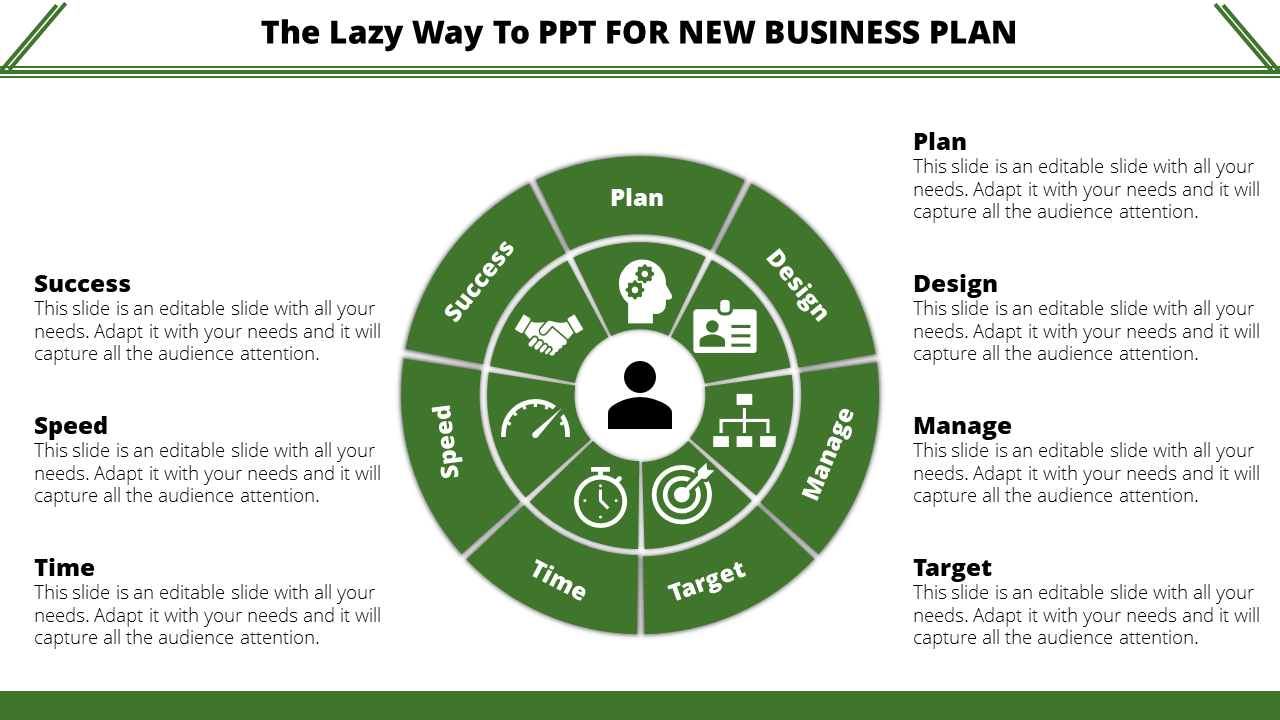 Best PPT For New Business Plan Slide Template Design